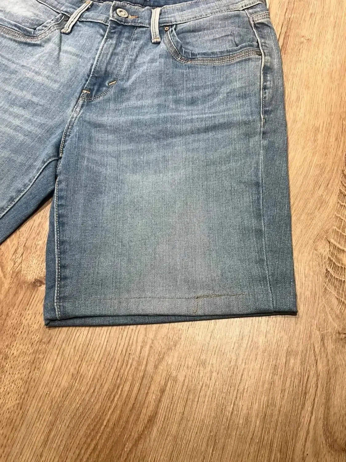Short Levi's Taille 6 W28 Vintage Coton Bleu Slv 021 – photo 3